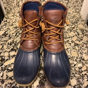 Sperry Duck Boots - Saltwater tan/navy